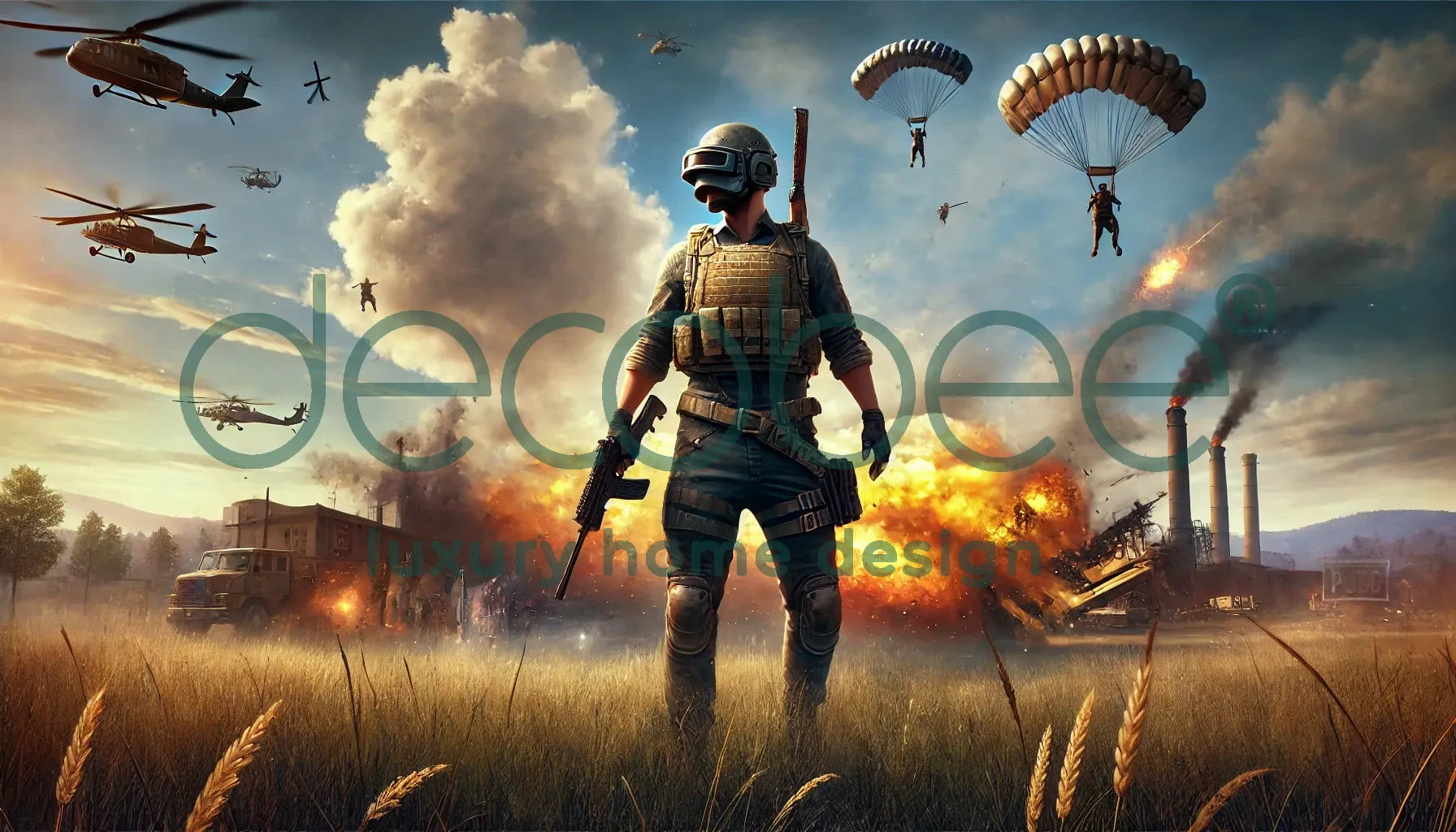 Oyun Salonu Posteri | PUBG Ve Dehşet Savaş Alanı | GM001