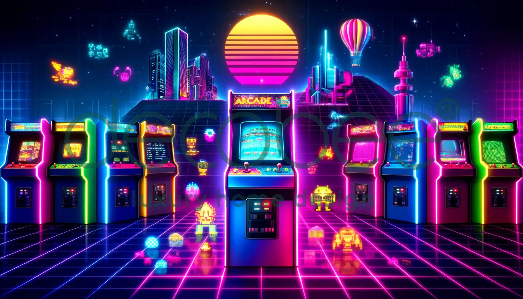 Oyun Salonu Posteri | Retro Arcade | GM006