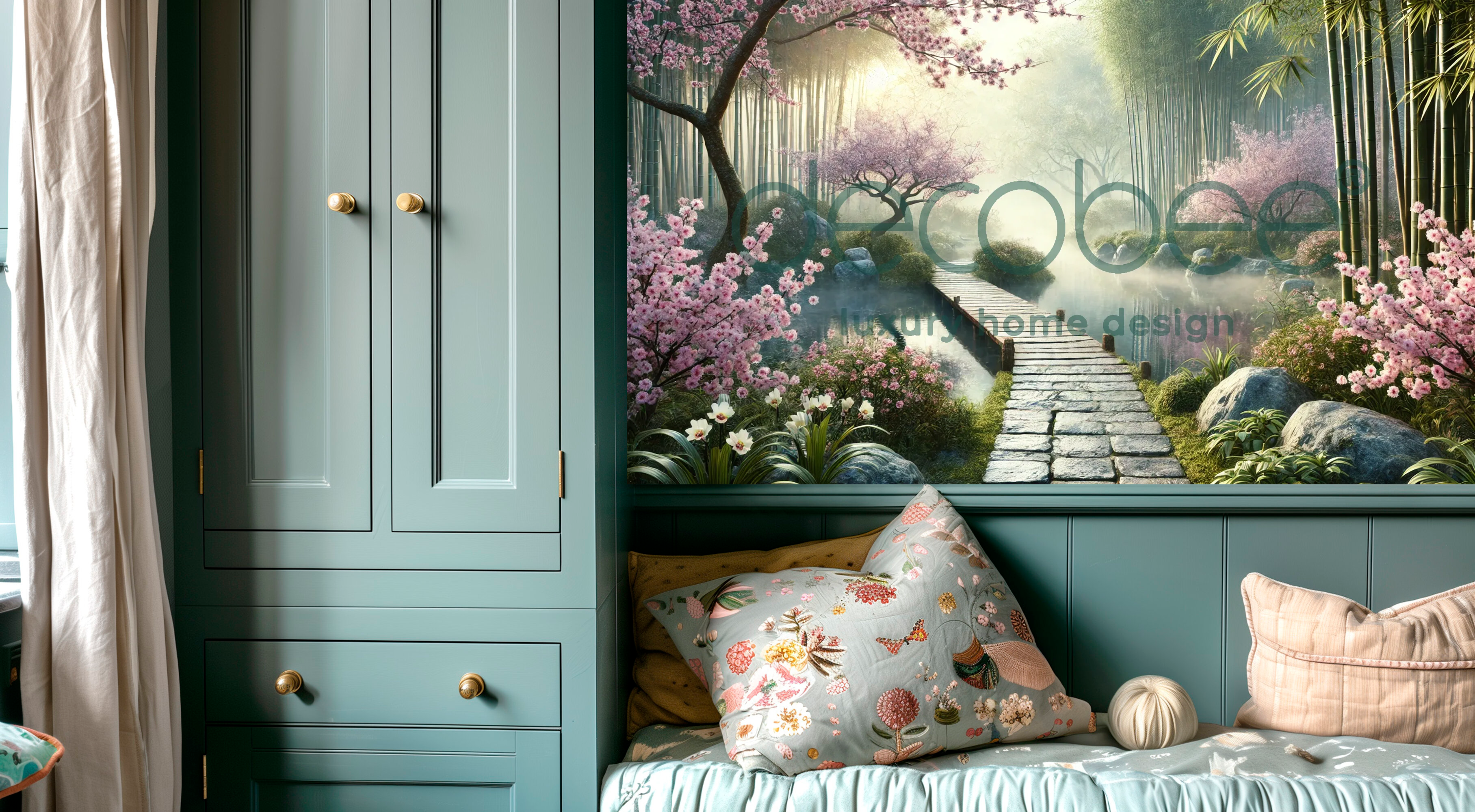 Çiçek Posteri | Zen Bahçesi Taş Yolu | CK004