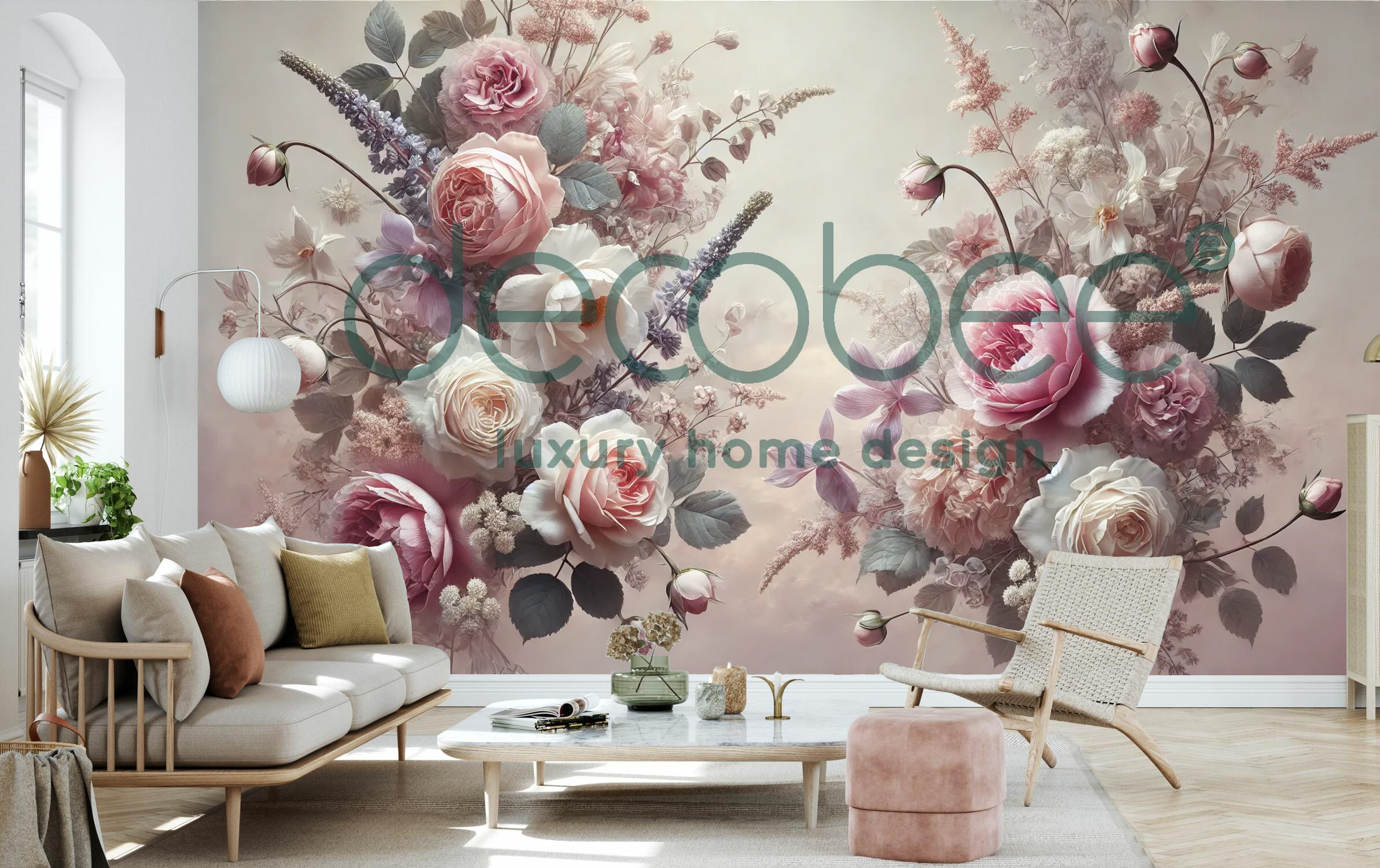 Çiçek Posteri | Romantik Çiçek Kompozisyonu | CK037