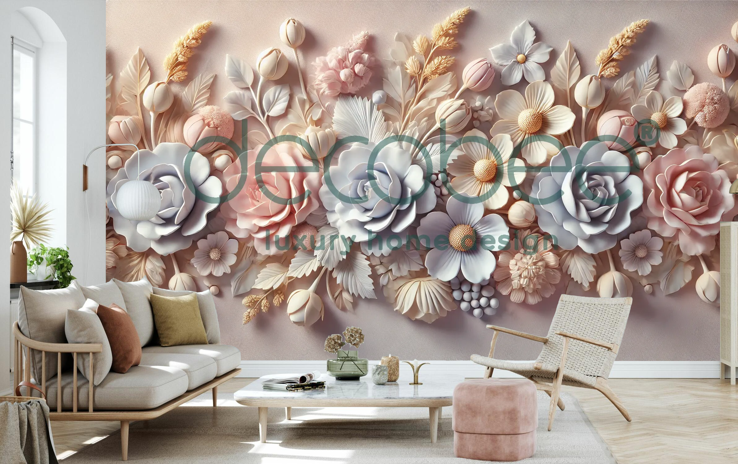 Çiçek Posteri | Pastel Tonlarda Çiçek | CK051