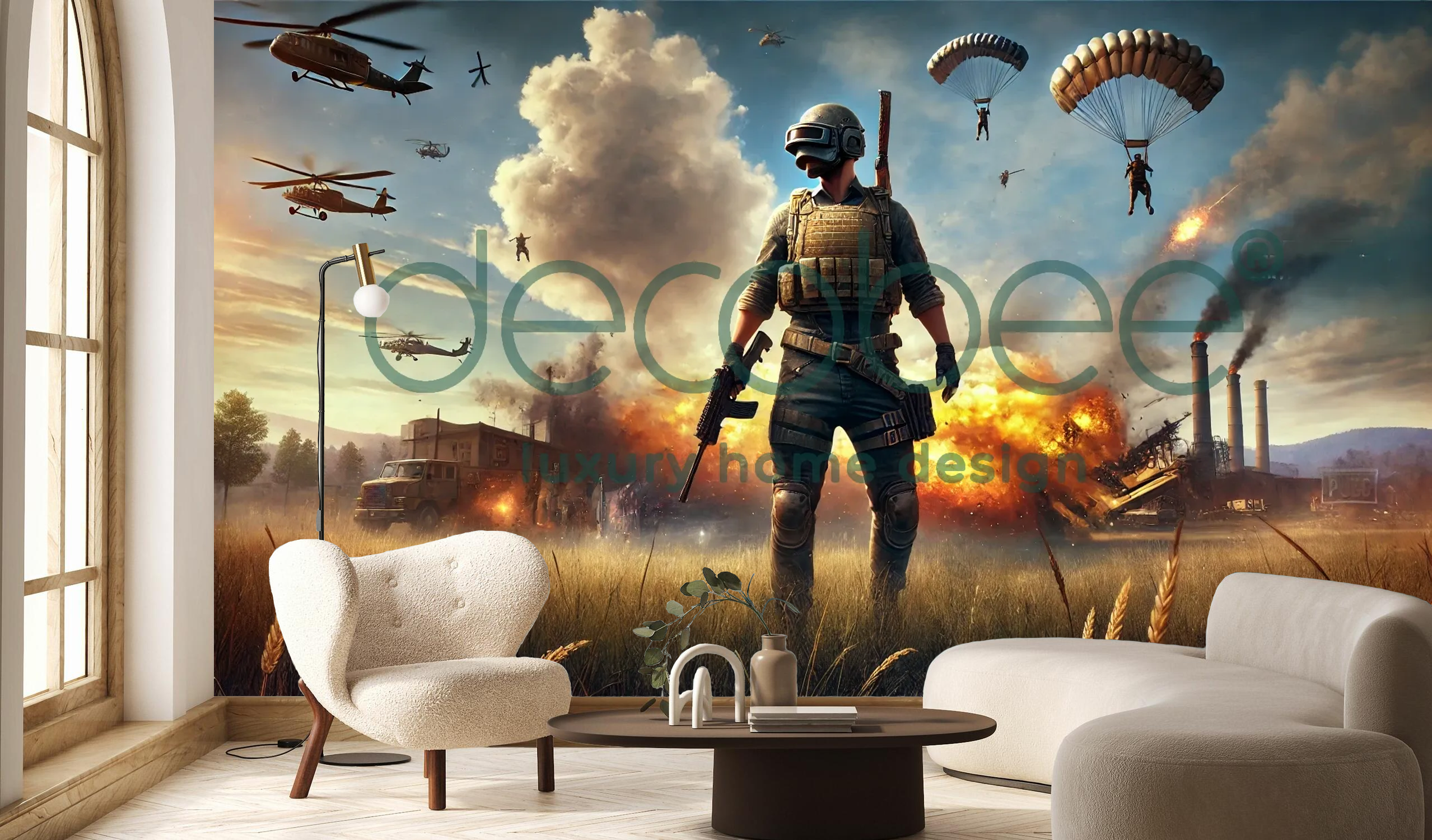 Oyun Salonu Posteri | PUBG Ve Dehşet Savaş Alanı | GM001