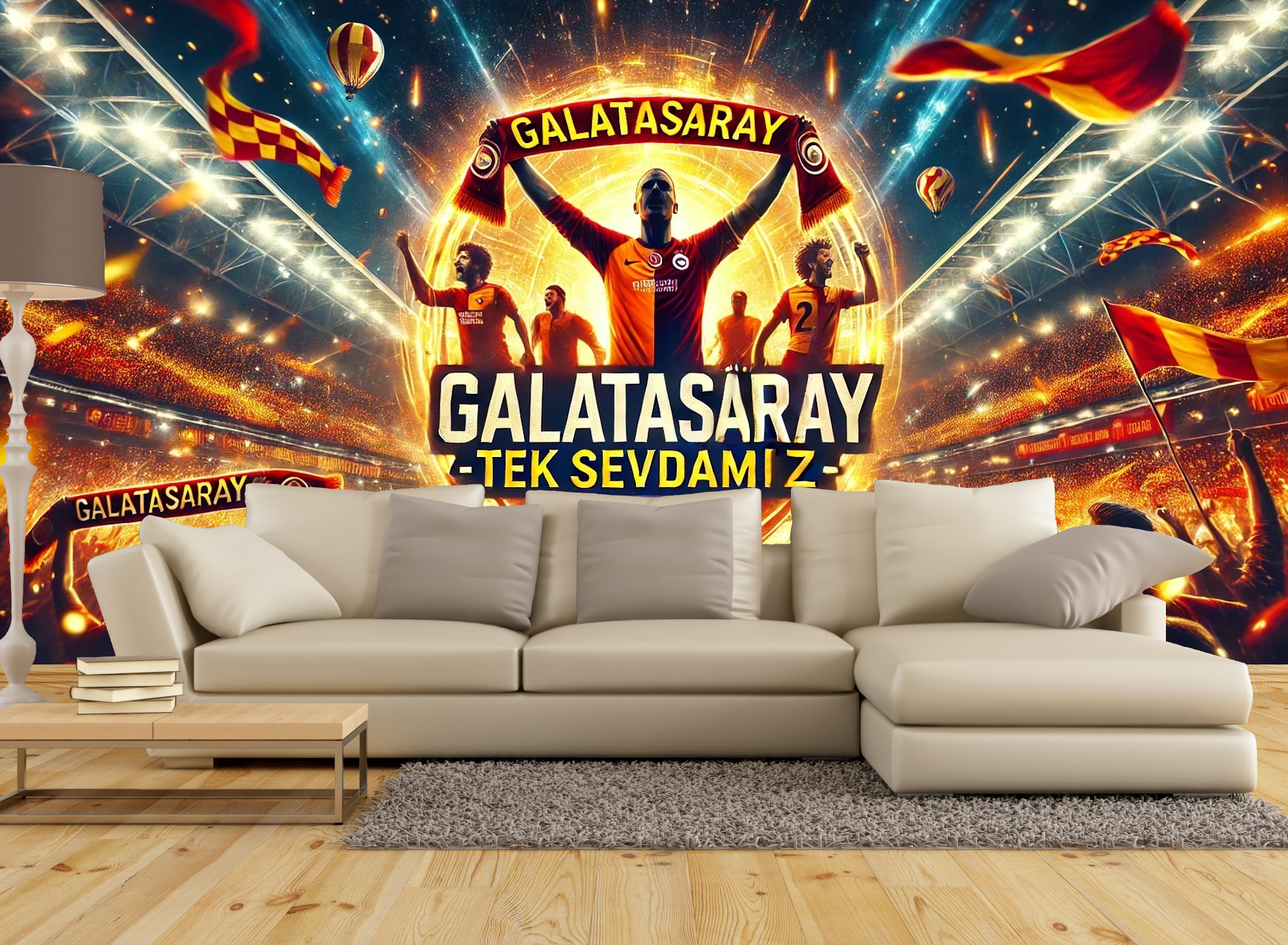 Premium Poster | Galatasaray Sloganı Ve Çılgın Taraftarı | GS007