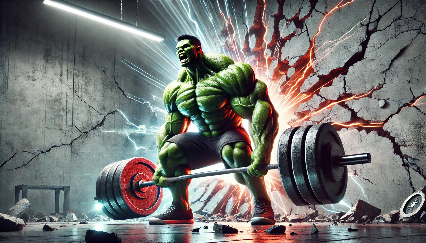 Premium Poster | Spor Yapan Hulk | GYM001