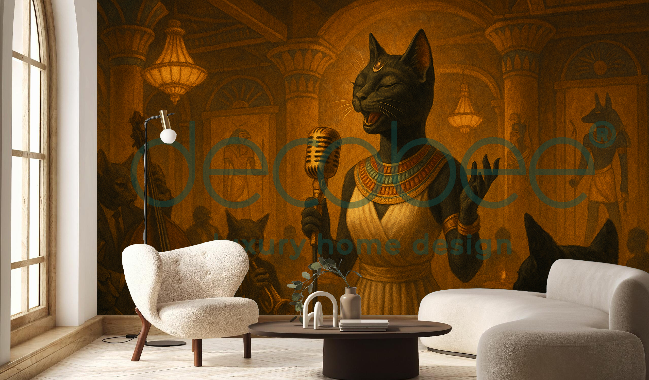 Antik Mısır Posteri | Bastet'in Jazz Gecesi | MSR0014