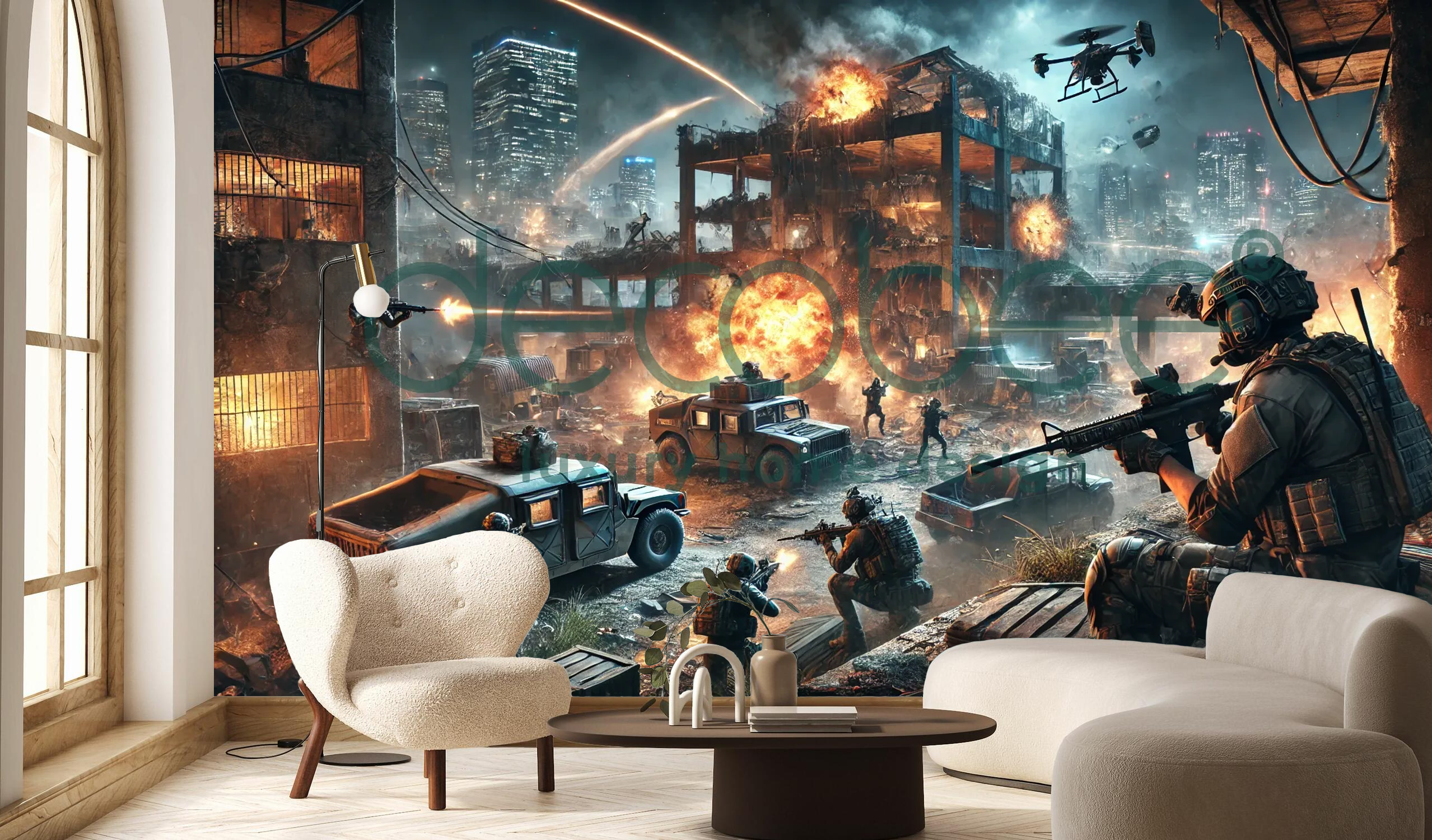 Oyun Salonu Posteri | Mistik Battlefield | GM010