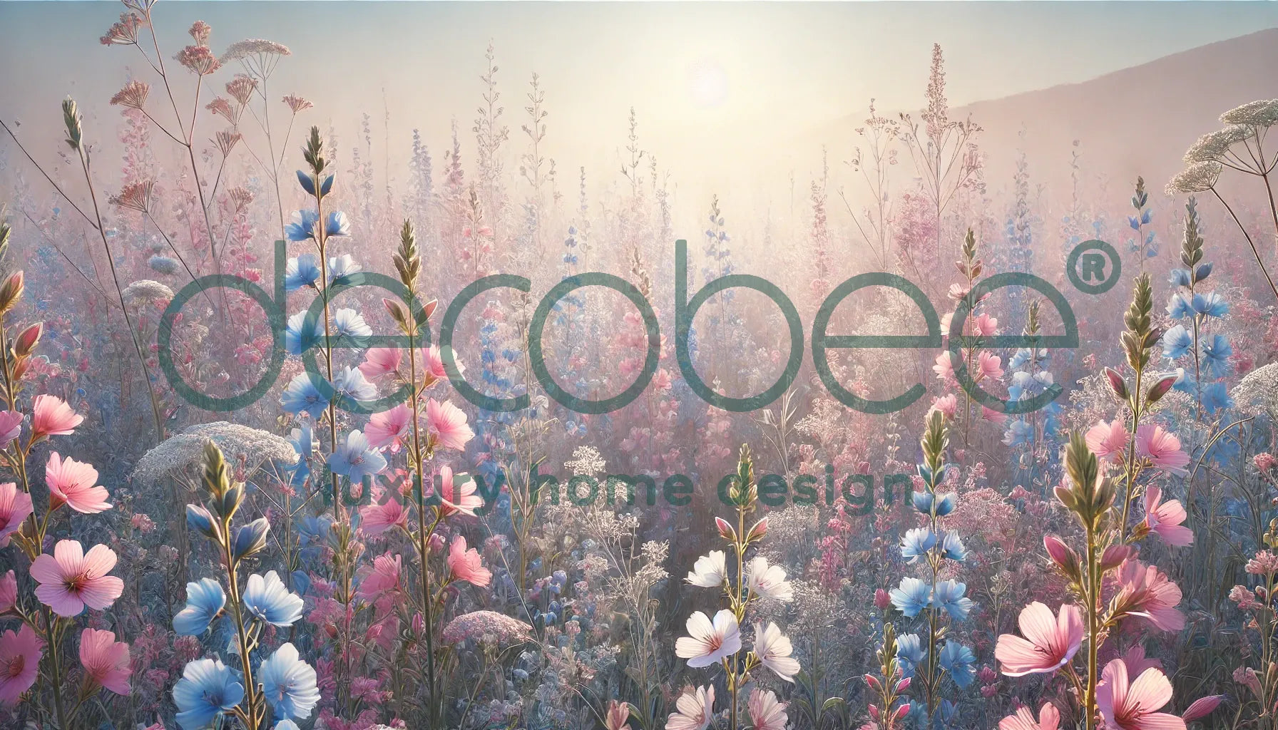 Çiçek Posteri | Pastel Çiçekli Kır | CK012