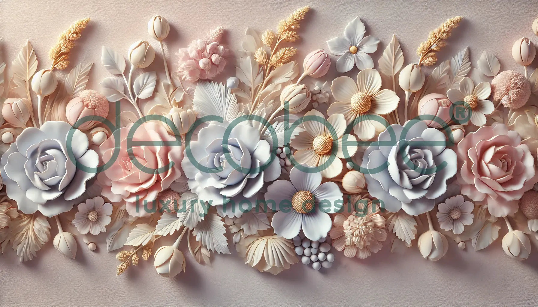 Çiçek Posteri | Pastel Tonlarda Çiçek | CK051