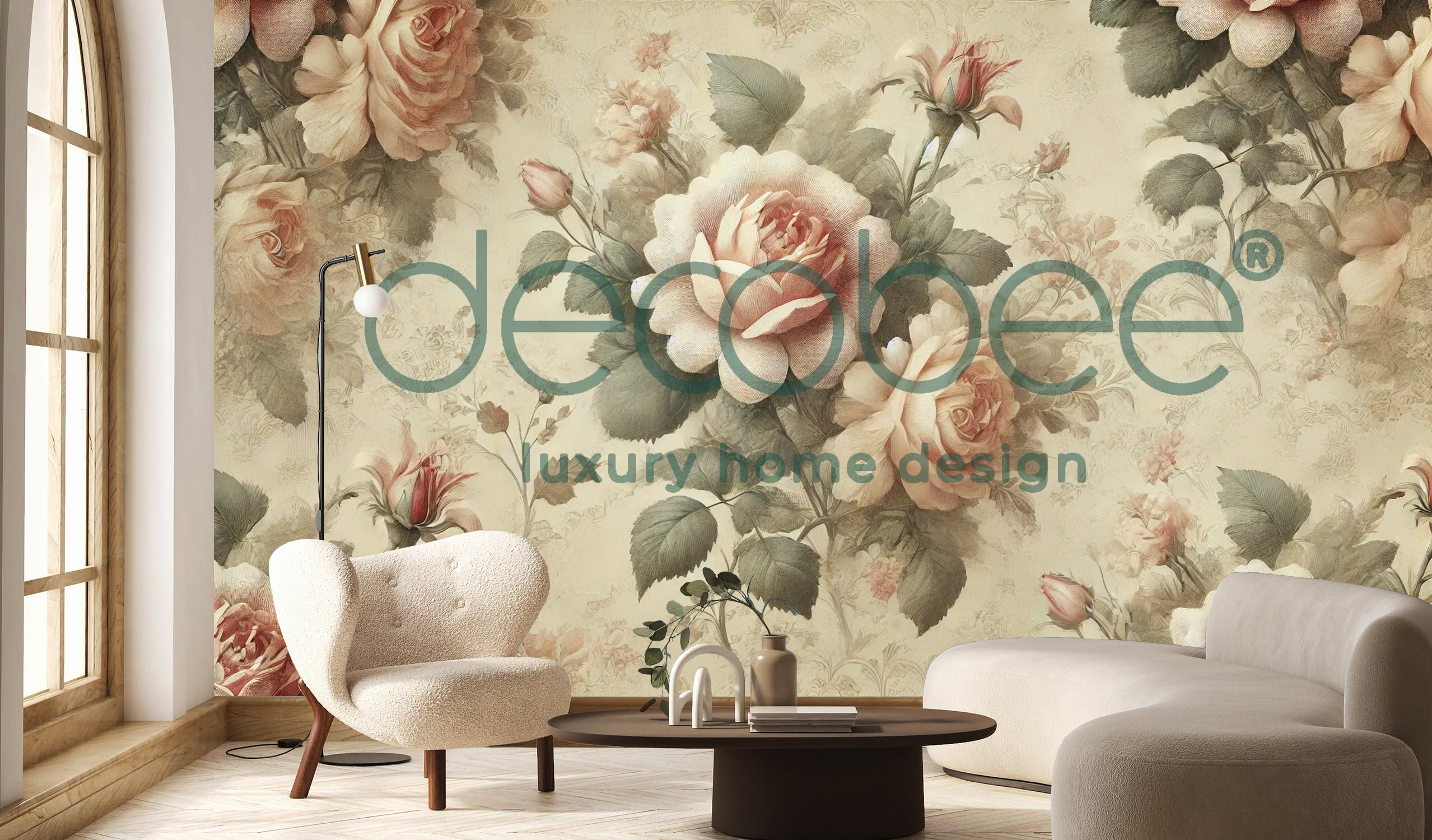 Çiçek Posteri | Antik Çiçek Deseni | CK017