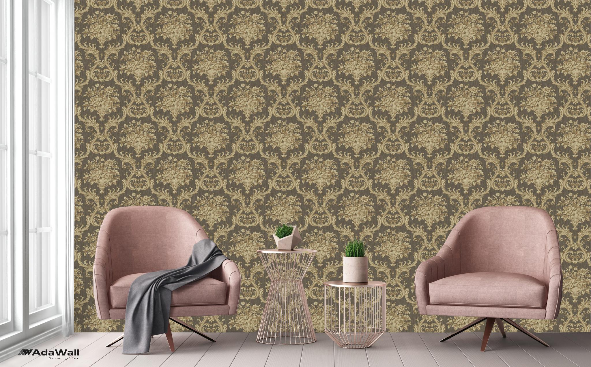 Seyyah | Klasik Damask Desenli Duvar Kağıdı | 1310-5