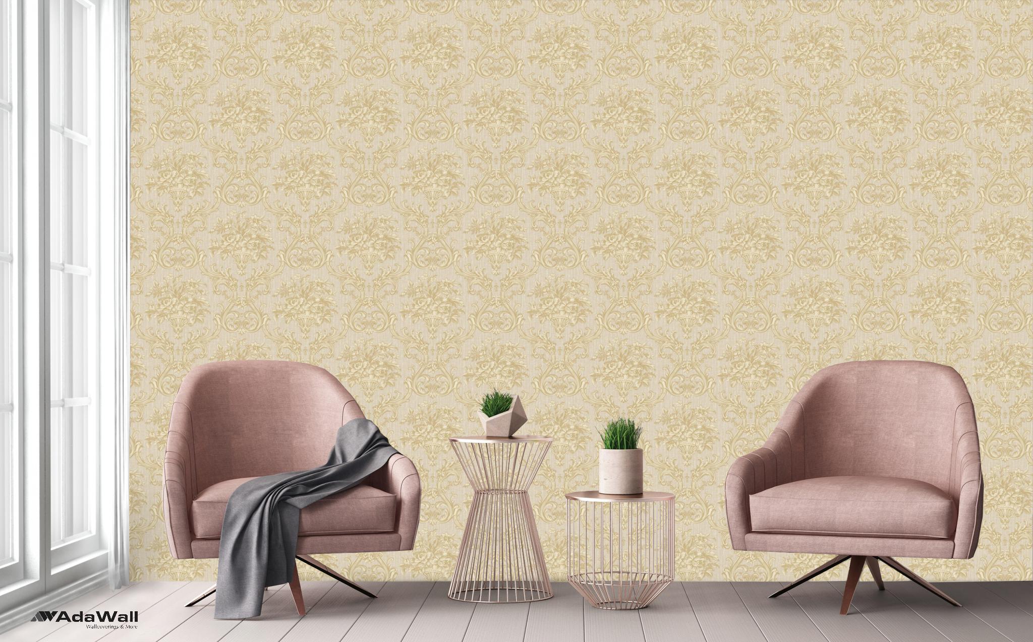 Seyyah | Klasik Damask Desenli Duvar Kağıdı | 1310-2