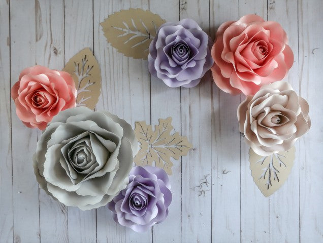 Çiçek Desenli | 3D Çiçek Posteri | DECOBEE-F168