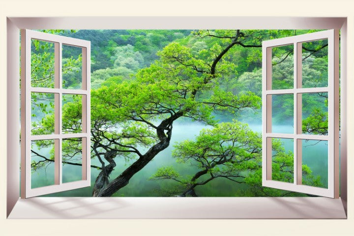 Doğa Desenli | 3D Doğa Posteri | DECOBEE-N105