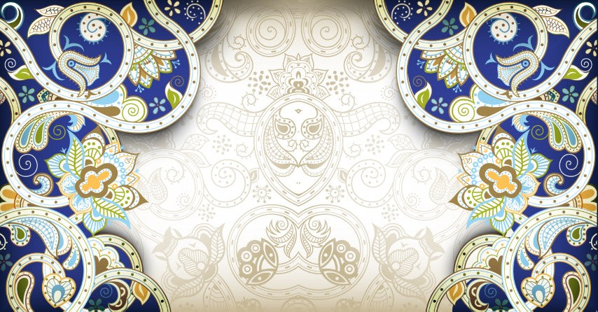 Çiçek Desenli | 3D Çiçek Posteri | DECOBEE-F319