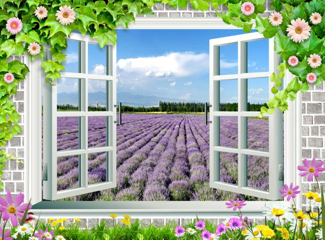 Doğa Desenli | 3D Doğa Posteri | DECOBEE-N129