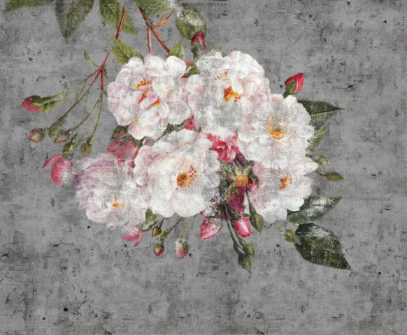 Çiçek Desenli | 3D Çiçek Posteri | DECOBEE-F381