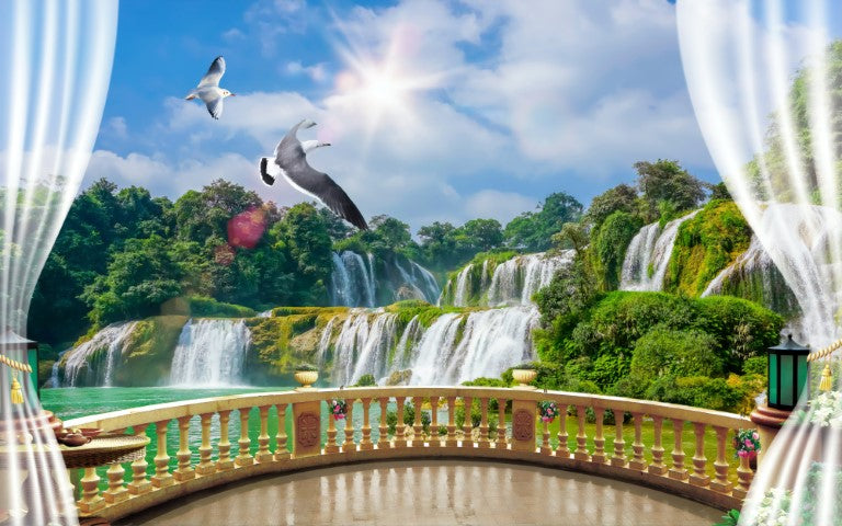 Doğa Desenli | 3D Doğa Posteri | DECOBEE-N182