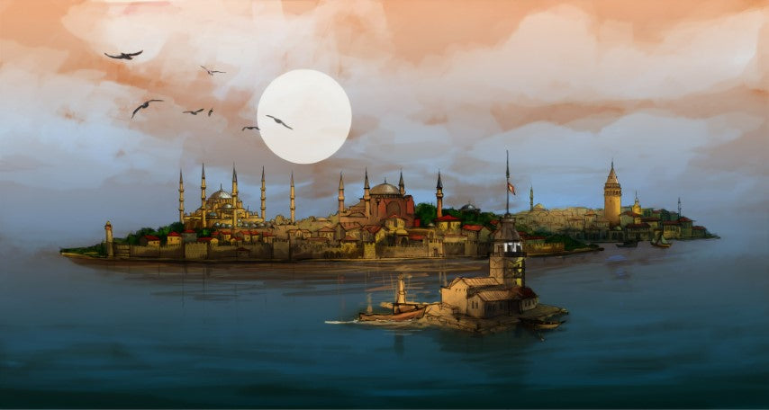 Doğa Desenli | 3D Doğa Posteri | DECOBEE-N190