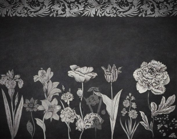 Çiçek Desenli | 3D Çiçek Posteri | DECOBEE-F454