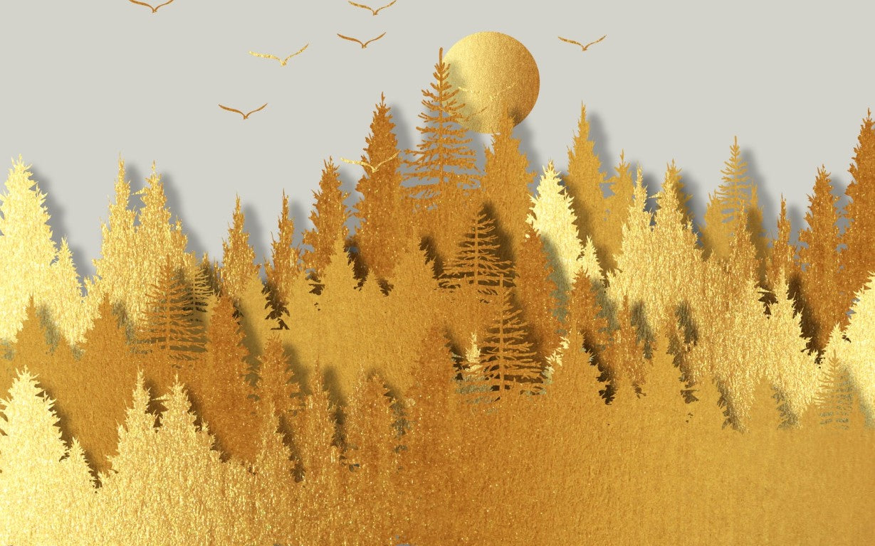 Doğa Desenli | 3D Doğa Posteri | DECOBEE-N059