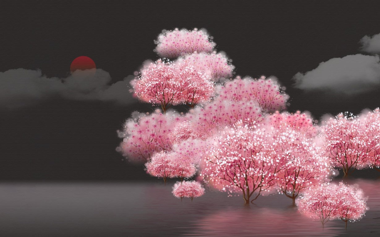 Doğa Desenli | 3D Doğa Posteri | DECOBEE-N219