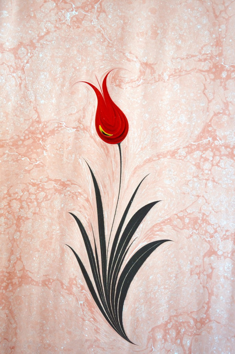 Çiçek Desenli | 3D Çiçek Posteri | DECOBEE-F574