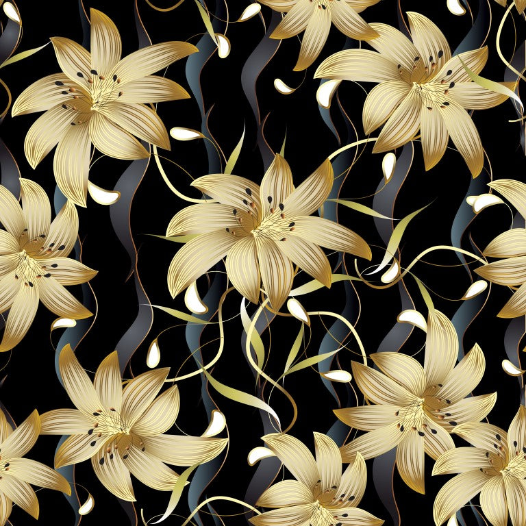 Çiçek Desenli | 3D Çiçek Posteri | DECOBEE-F632
