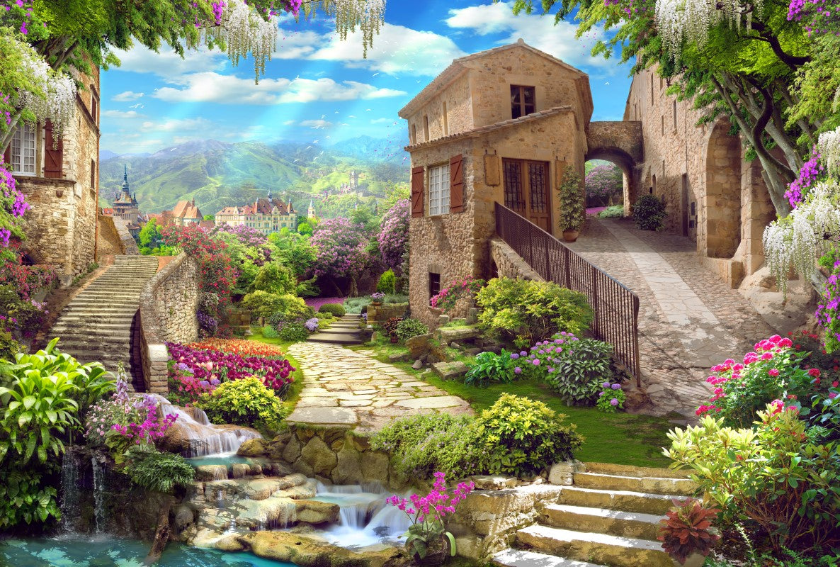 Doğa Desenli | 3D Doğa Posteri | DECOBEE-N253