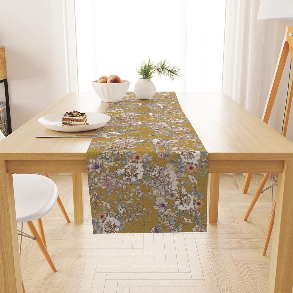 Colourful Flowers Runner 140x45CM