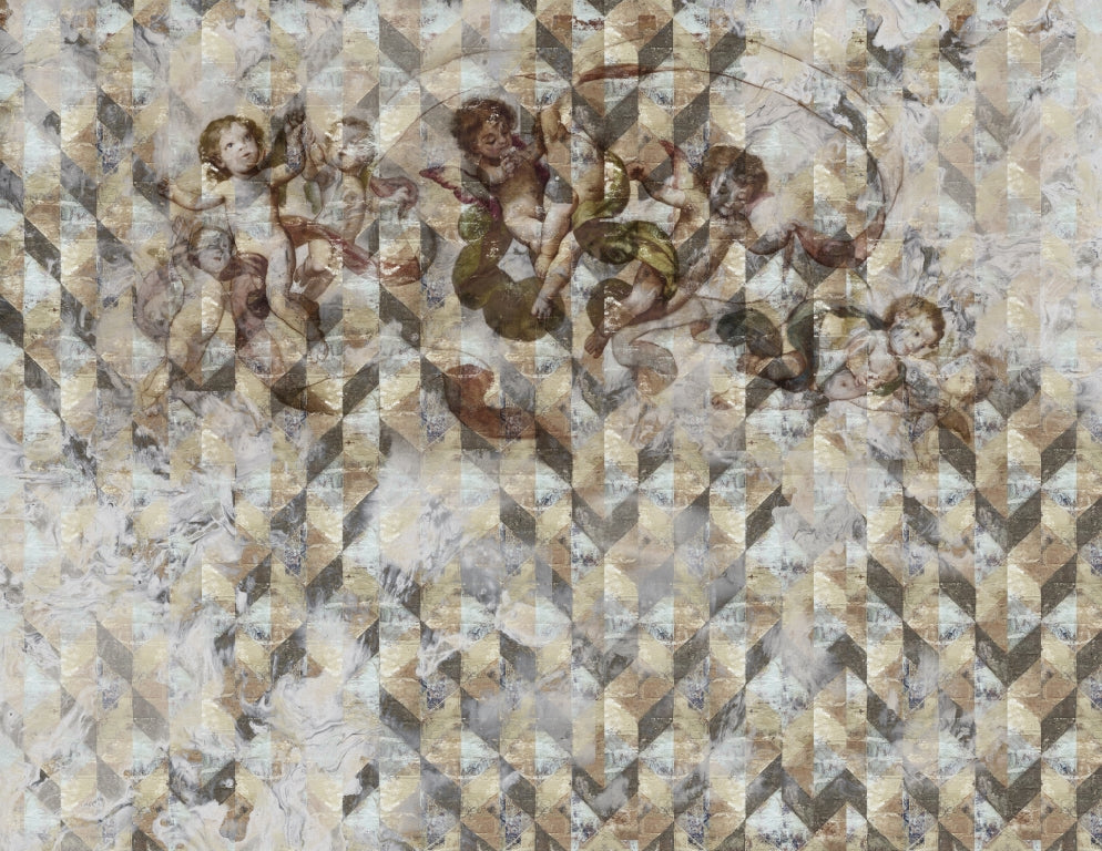 Mermer Desenli | 3D Mermer Posteri | DECOBEE-M047